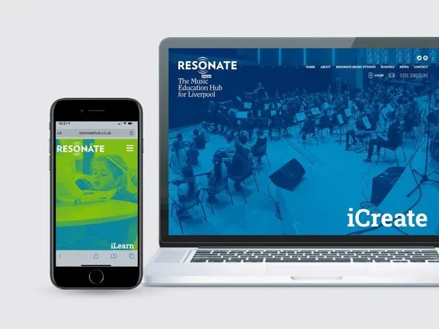 Resonate Hub website screenshot